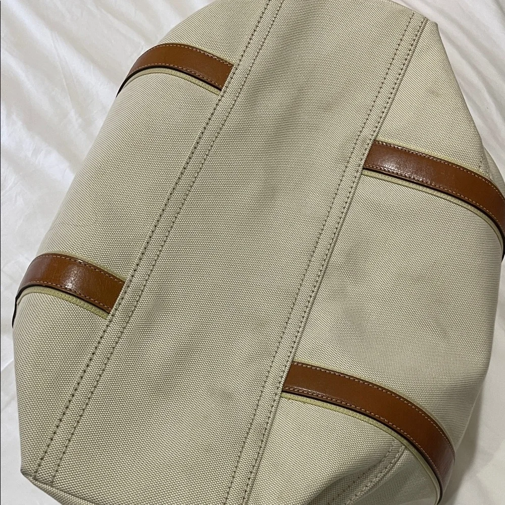 Coach Elegant Tan and Brown Men's Bag removable shoulder strap